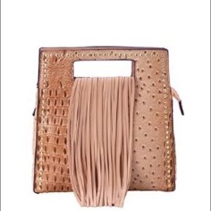 Faux Leather Fashion Handbag